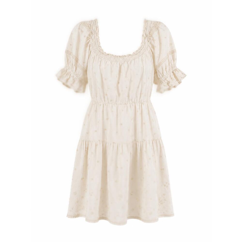 Old Navy Boho Prairie Eyelet Dress Cottagecore Fairycore L